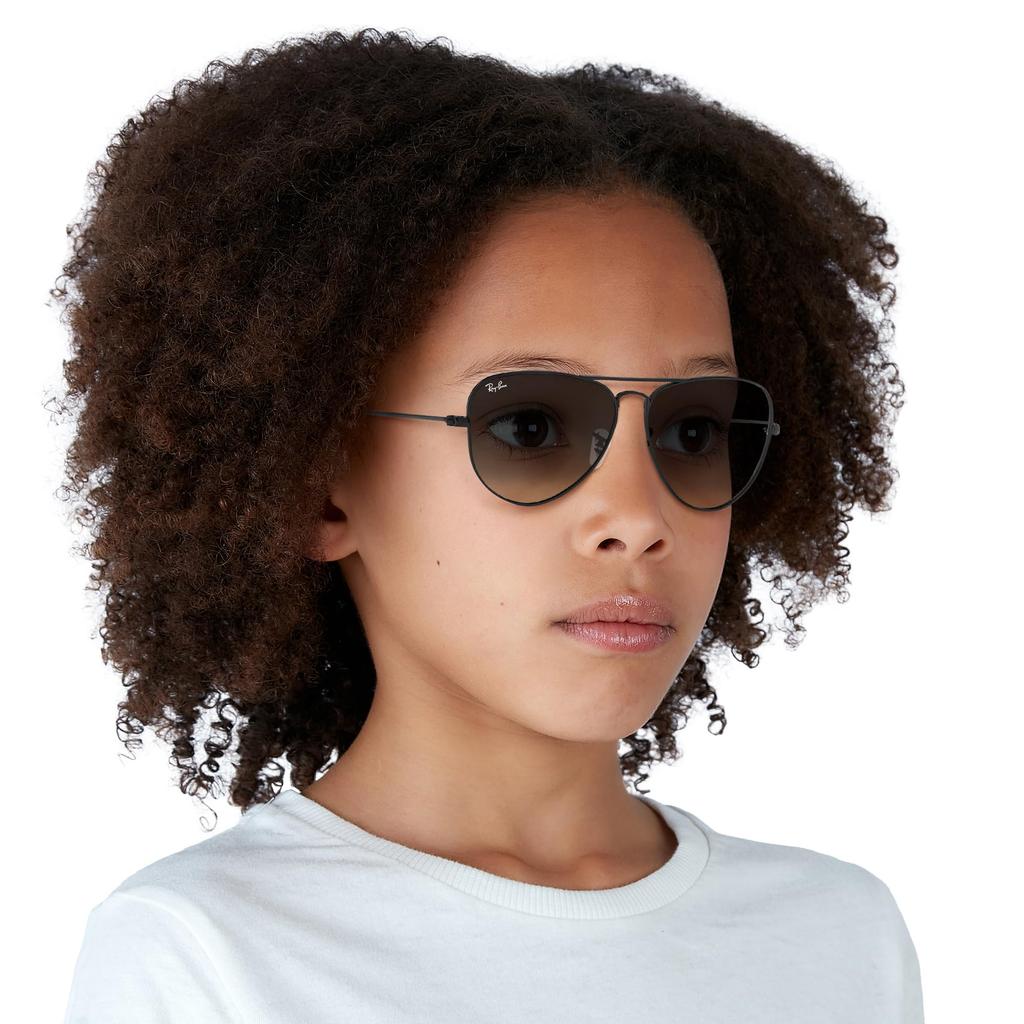 Sunglasses 0RJ9506S JUNIOR AVIATOR Kids Model LIGHT GREY GRADIENT DARK GREY 52 [Ray-Ban] 220/11