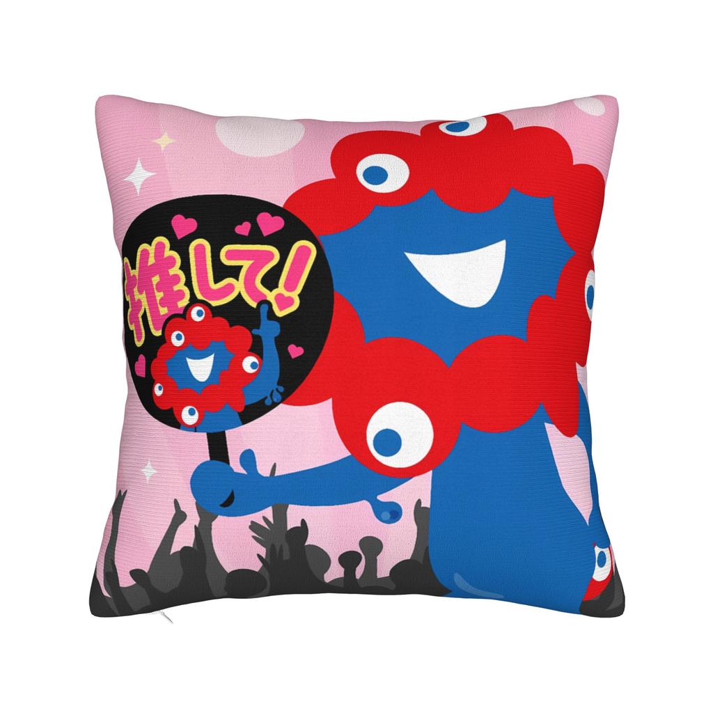 Kawaii Pillow Case M-MyakuED M-MyakuS Funny Pillow Cover Graphic Pillowcases For Couch Sofa Bedroom