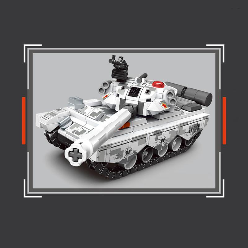 Non-Toxic Sembo Military Series Main Battled Tank Assemblage Building Blocks Moc Chariot Model Bricks Ornaments Car Toys Diy Birthday Gift