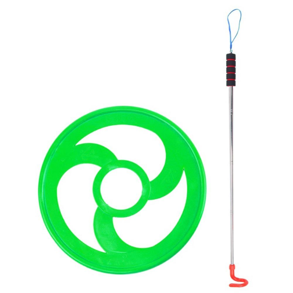 Plastic Kids Rolling Hoop Toy Early Education. Hand Pushing Wind Wheel Toy  Birthday Gifts