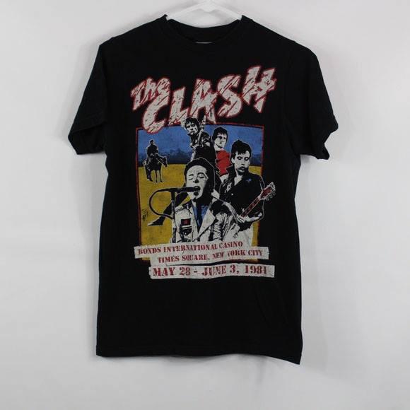 Rare! New! The Clash Band T-shirt Concert Tour SE068 XXXXL