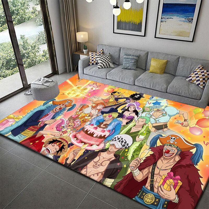 

One Piece Classic Pattern Area Rug Soft Cozy Mat for Bedroom Living Room Decor 60x90cm