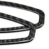 Car Door Window Switch Frame Cover Trim Carbon Fiber Molding Sticker Kit For BMW F20 F30 F34 F36 F48 1 3 4 Series