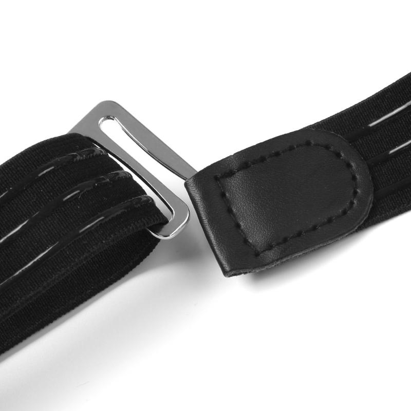 Verstellbarer elastischer Gürtel Rutschfeste Hemdhalter Hemd Einsteckgürtel Hemdstrumpfhalter Stretchgürtel für Business und Freizeit