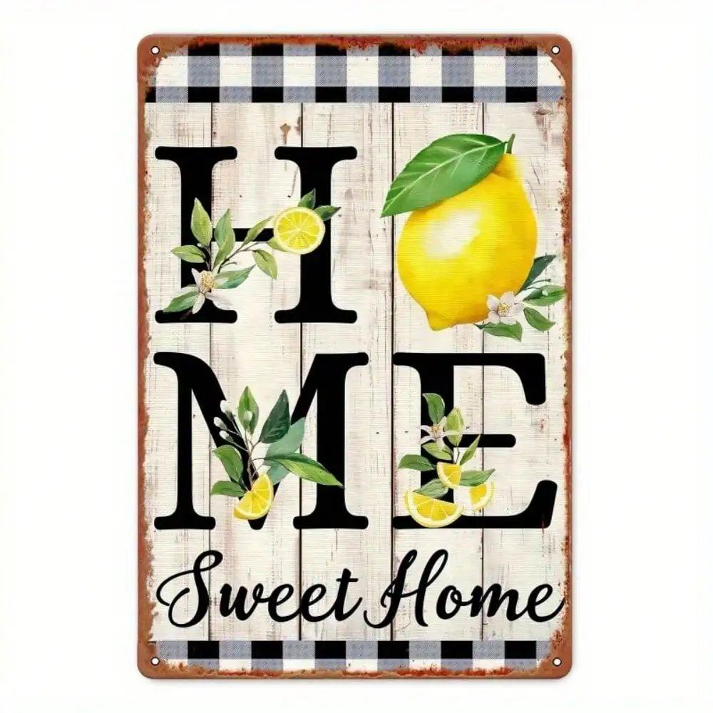 Retro Metal Wall Art Living Room Decor 20x30 cm