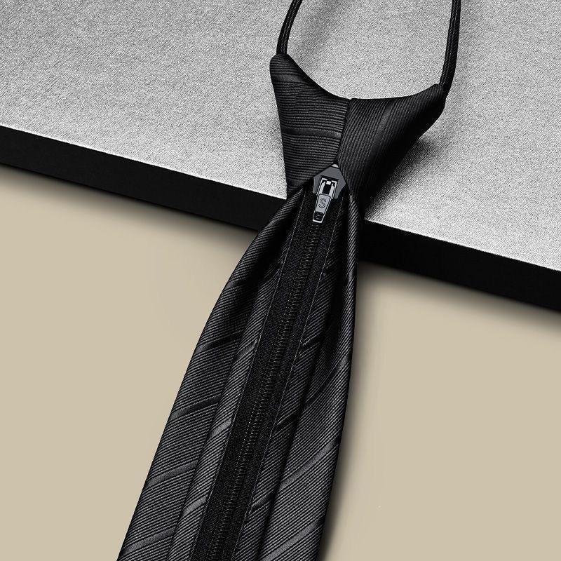 Cravatta a Righe da Uomo Formale Business Matrimonio Cravatta Liscia Resistente alle Pieghe Accessorio per Abito per Ufficio Quotidiano