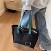 Embroidery Cat Lightweight Eco Bag Casual Nylon Shoulder Bag Nylon Tote Bag  Student