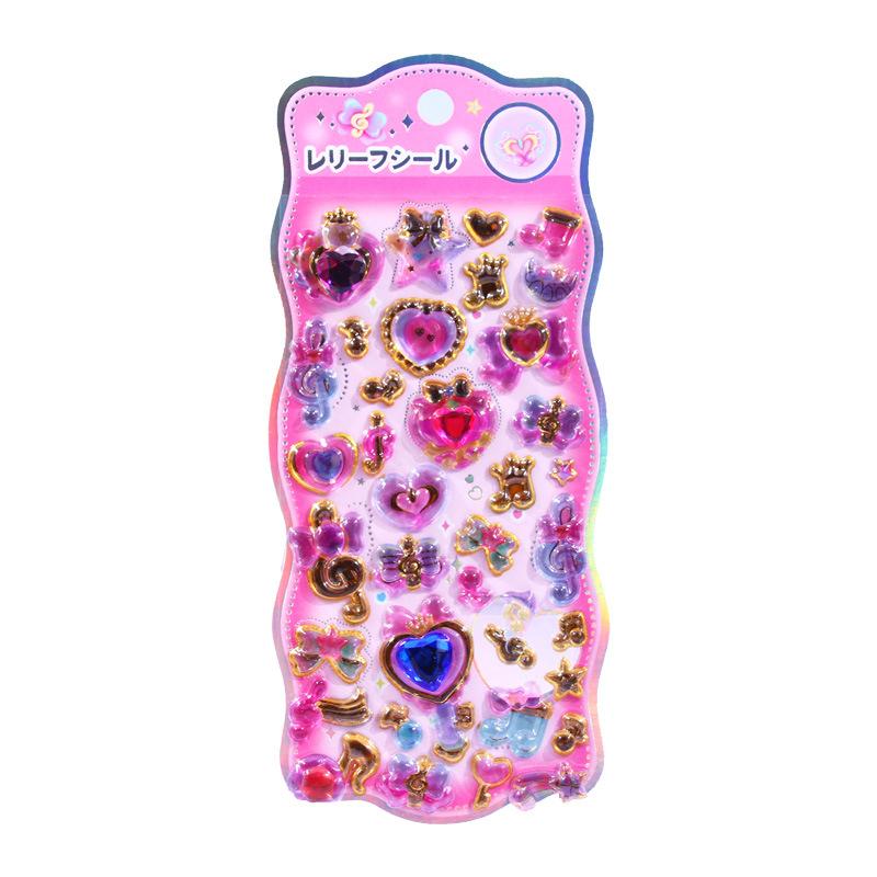3D Relief Stickers, Acrylic Drip Glue Transparent Bubble Stickers, Children'S High-Value Waterproof Decorative Cartoon Animals
