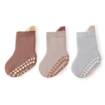 Baby Winter Warm Babyzimmer Kälteschutz Baby Weich und Baby 3 Paar Alter [HAYAHARU] Socken, Socken, Söckchen, Socken, Socken, Anti-Rutsch, Dick, Baumwolle,