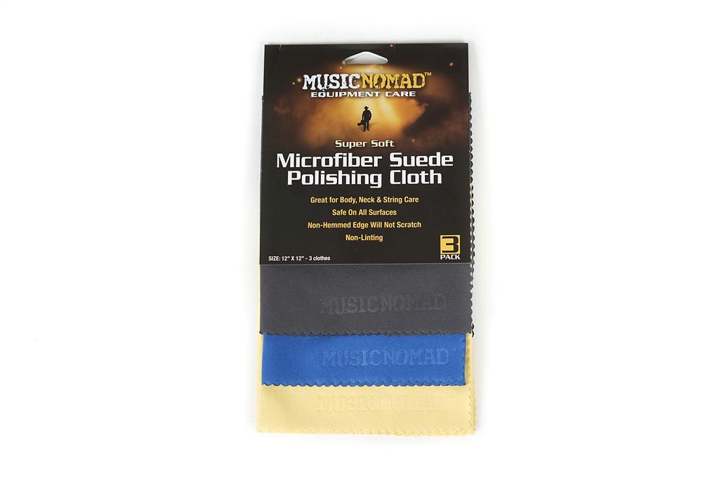 MUSICNOMAD String Instrument Maintenance Cleaning Cloth Set of 3 MN203 []