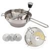 Manual Vegetable Mill Stainless Steel Food Rotary Mill Strainer Potato Strawberry Jam Masher Grinder with 3 Milling Disc