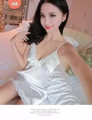 

Large size European and American colorful seduction underwear sexy nightdress suspender set one size fits all