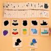 Animal Shadow Shape Matching Puzzle - Montessori Educational Toy for Kids Ages 3 To 6