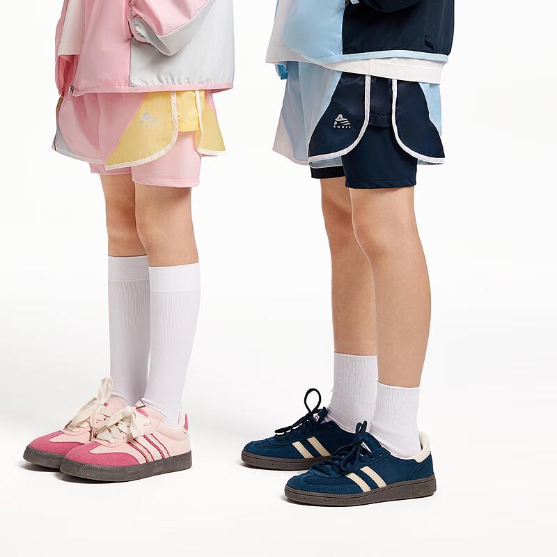 

Annil Kids Unisex Lightweight Color Block Sun Protection Sports Shorts 140