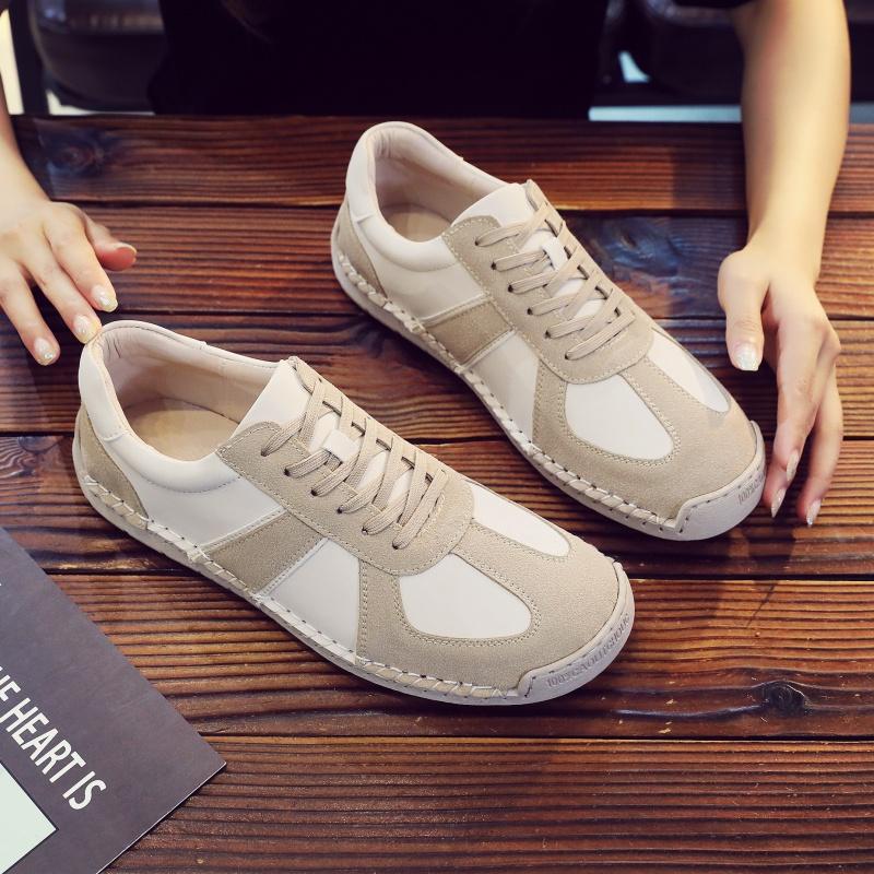 Neue Herren- & Damen-Freizeitschuhe Handgefertigte Leder-Loafer Bequeme Leder-Flats Mokassins Sneakers