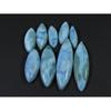 172Cts. Natural Larimar Pectolite Marquise Cabochon Loose Gemstone 09Pcs Lot C-857