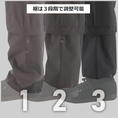 Koshin Rubber B-1300 ODR Atmungsaktiver Leichter Regenschutzanzug, Khaki, LL