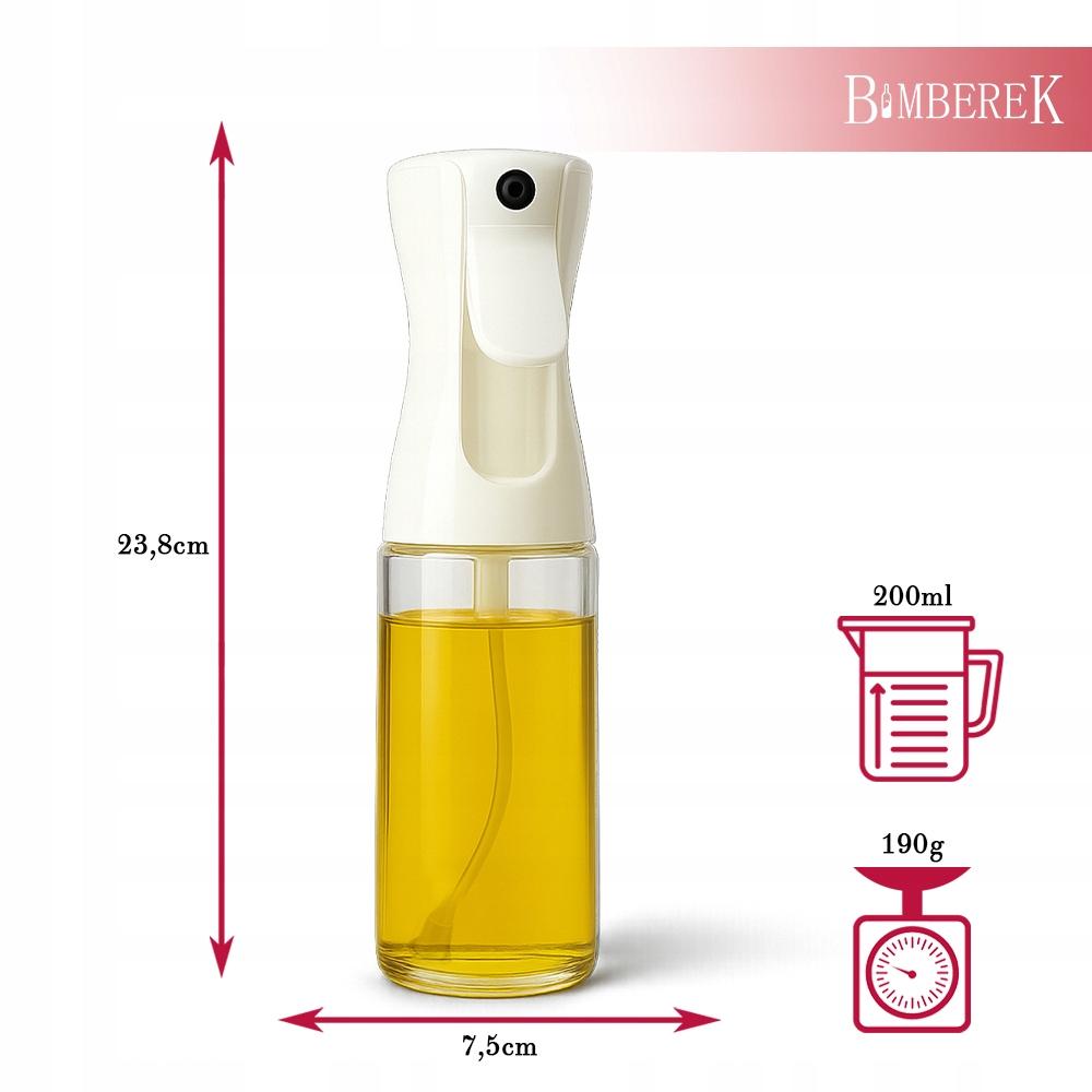 Olive Oil Sprayer 200 ml Glass Spray Dispenser