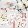 25pcs Funny Wedding Paper Photo Booth Props  Just Married Selfie Photobooth Bridal Shower Bachelorette Party Wedding Decoration