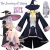 Anime The Journey of Elaina The Wandering Witch Cosplay Costume Hat Wig Outfit Majo No Tabitabi Lovely Women Party Dress
