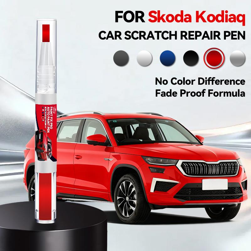 2026 Hot Car Accessories For Skoda Kodiaq 2016-2025 NS Paint Repair Pen Touch Up Scratch Remover DIY Auto Accessories Black Whit