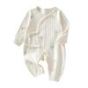 Neugeborenen Strampler aus reiner Baumwolle mit Schmetterlingsmotiv - Vier Jahreszeiten, Knochenloser Jumpsuit für Frühling & Herbst