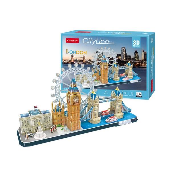 

Cubic Fun London City Line Тривимірна головоломка Корея 3D Puzzle