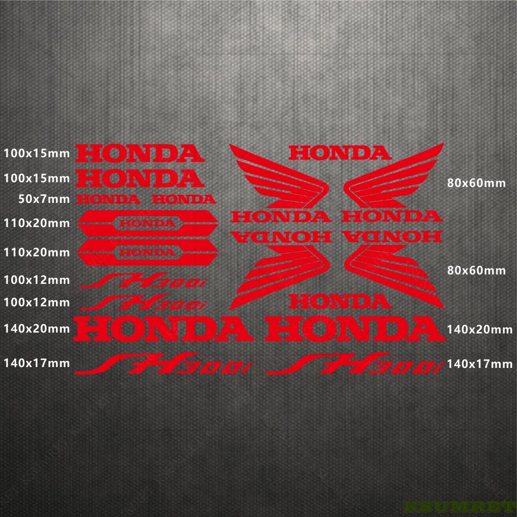 For Honda Motorcycle Stickers SH300I Logo Decal Waterproof