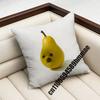 For Throw Pillow Case Sham 45X45Cm 35X35Cm Square Bedroom Seals Fruit Cute Seal Sea Meme Pillowcase Cushion Cover