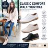 Scarpe da Donna in Pelle Bianche Traforate per la Primavera/Estate 2026 Punta Tonda Scarpe Casual alla Moda