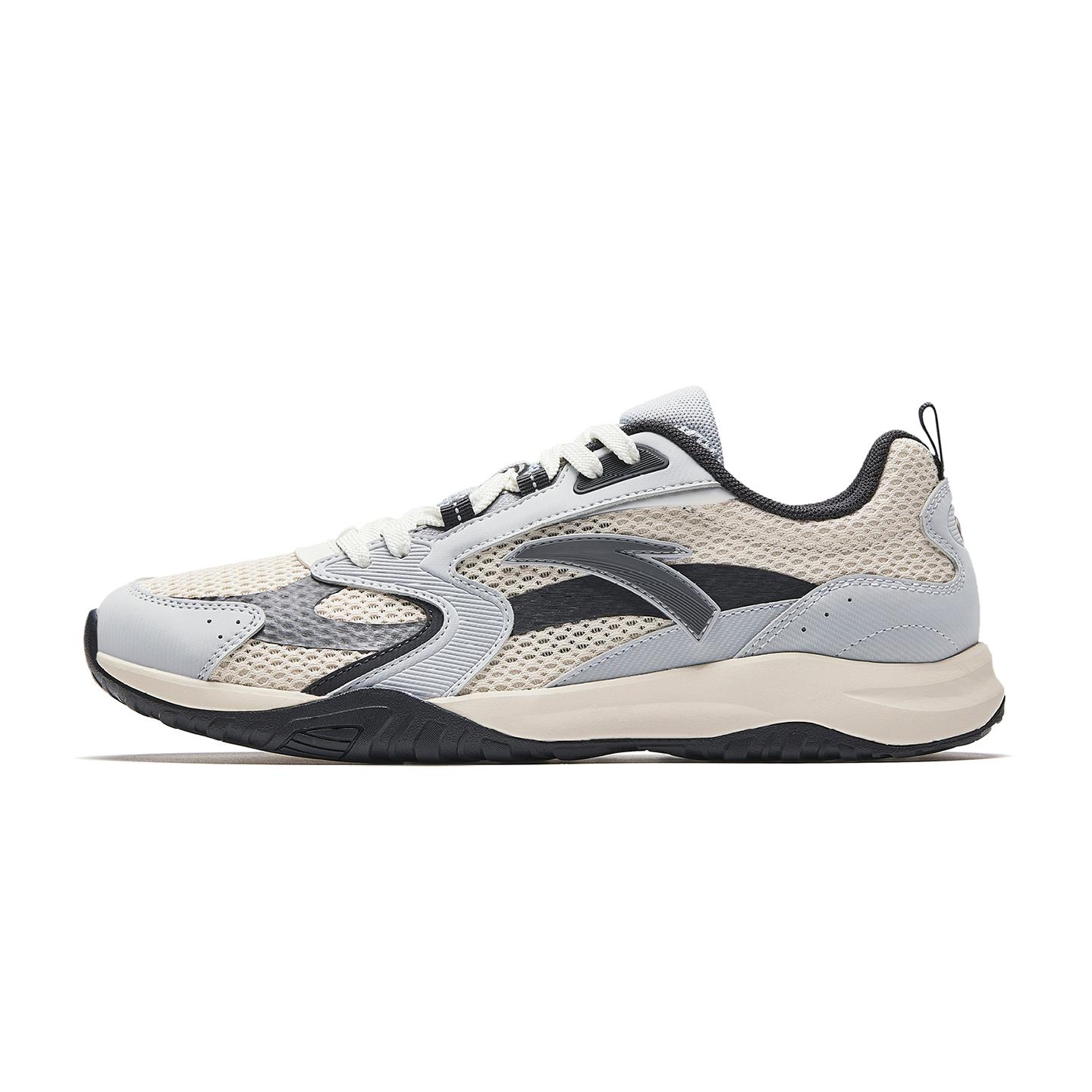 Anta Ace Lt Trendy Lightweight Fashion Versatile Comfortable Retro Tennis Style Durable Breathable Casual Shoes Men sneaker Gray 912628851-4 39
