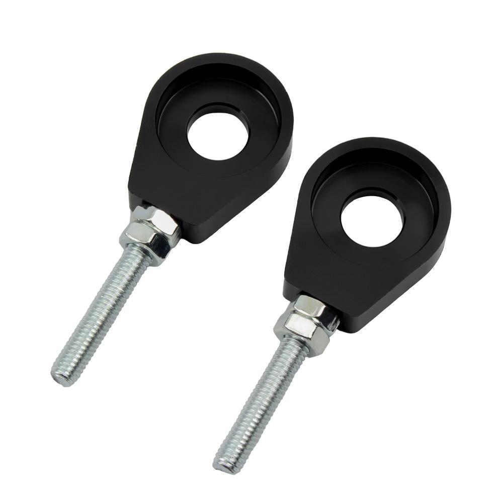 2 Stück 12mm Motorrad-Modifikationsteile Schwerlast-Kettenspanner Einstellschraube Pit ATV