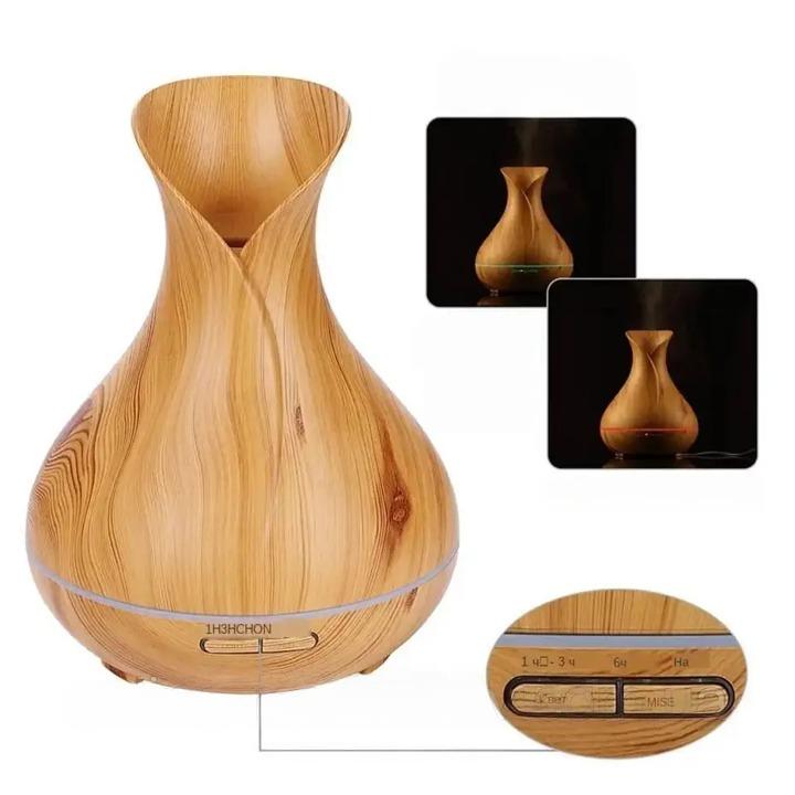 Leiser Ultraschall-Aromalampen-Diffusor „Krug“ 400 ml mit Hintergrundbeleuchtung / Luftbefeuchter