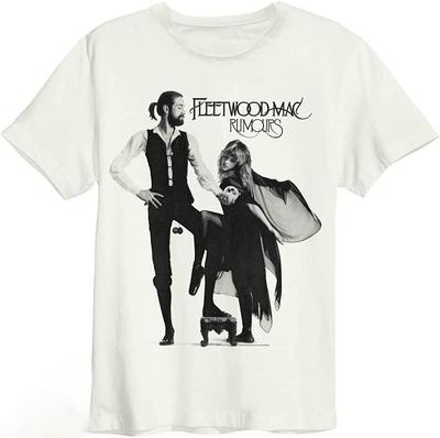 Fleetwood Mac Rumours Tour White Short Sleeve T Shirt Vtg Stevie Nicks 90S Nh281