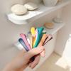 20/10 Pcs 8 Cm Plastic Duckbill Clips, Straight Hair Clips, Colorful Makeup and Hair Clips, Seamless Clips, Bangs Clips