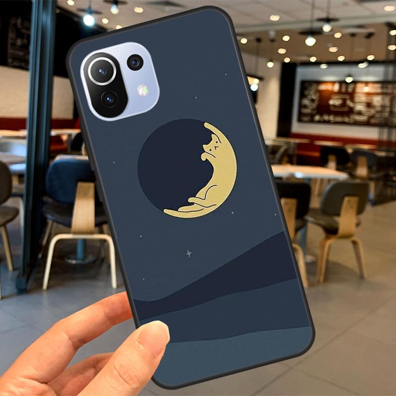 Cat Mount Fuji Japan Landscape For POCO F5 Pro X4 F4 GT C40 M5s F3 X3 X5 Pro Case For Xiaomi 13 12 Lite 12T 11T Pro Cover