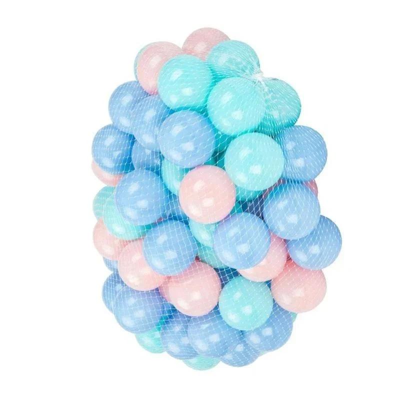 10 Pcs Eco-Friendly Colorful Ball Pit Soft Plastic Ocean Ball Water Pool Ocean Wave Ball Outdoor Toys for Children Kids Baby