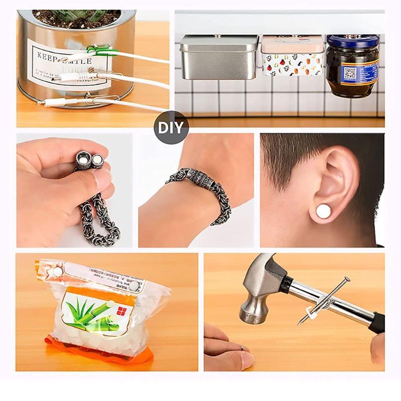 Small Magnets Refrigerator Magnets Of 5 Different Sizes, Round Magnet, Small Magnet For Fridge Whiteboard Kitchen Office School