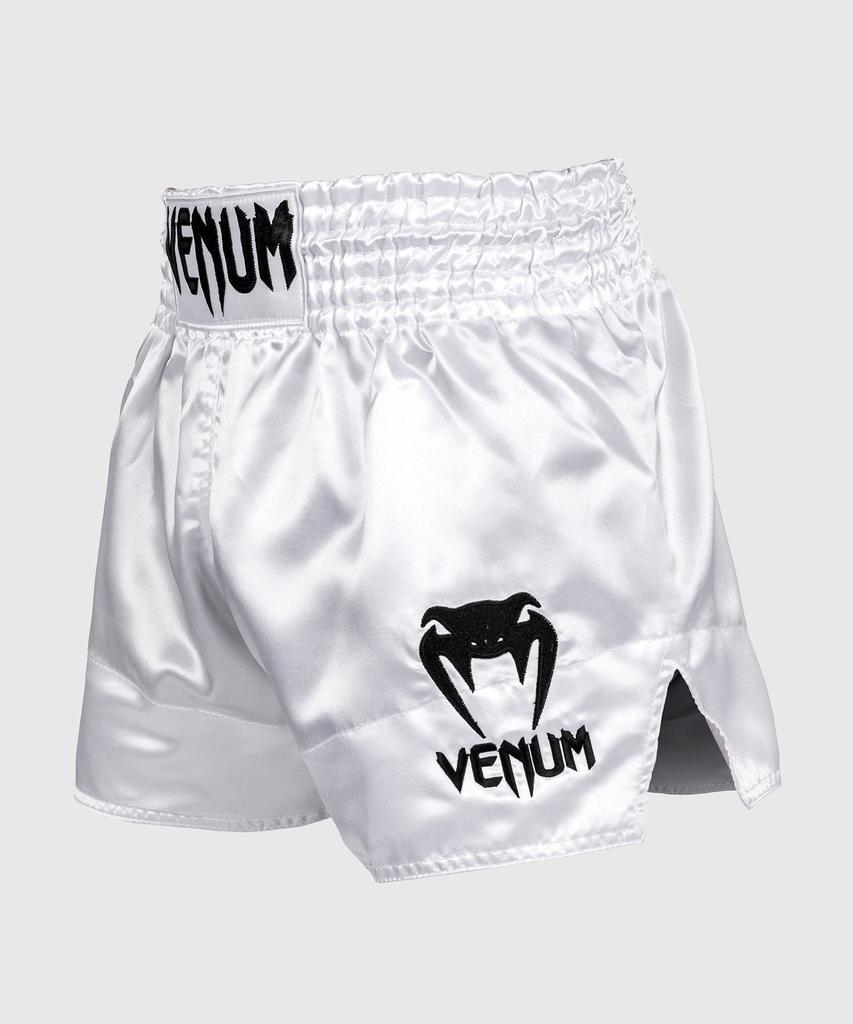 Pantaloncini Muay Thai Venum Classici Bianco/Nero XL