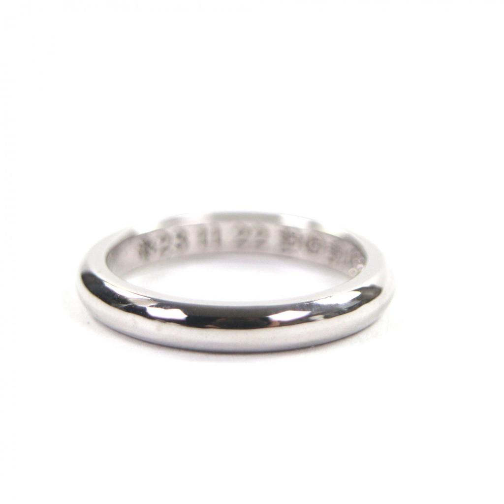 Excellent CHROME HEARTS Ring Wedding Band Silver K18WG Women Used
