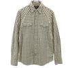 RRL Check Pattern Long Sleeve Western Shirt S Beige Men's Used