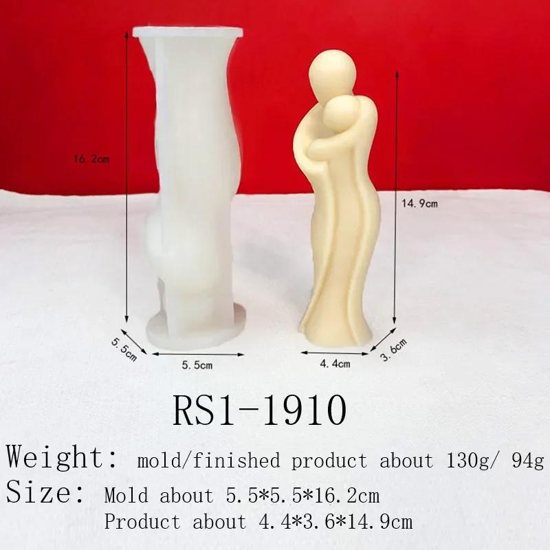 

2024 Половина тела женщины свеча силиконовая форма DIY простая абстрактная форма человеческого тела орнамент смола силиконовая форма гипсовая форма мыло форма A