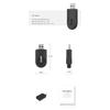 XUDA 2025 New Mini 2-in-1 Wireless CarPlay Adapter, Wired To Wireless CarPlay and Android Auto Smart Box, Stable Transmission