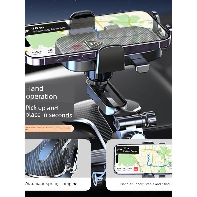 Car Phone Holder for Air Vent, Navigation Car Mount, Dashboard Suction Cup Phone Holder