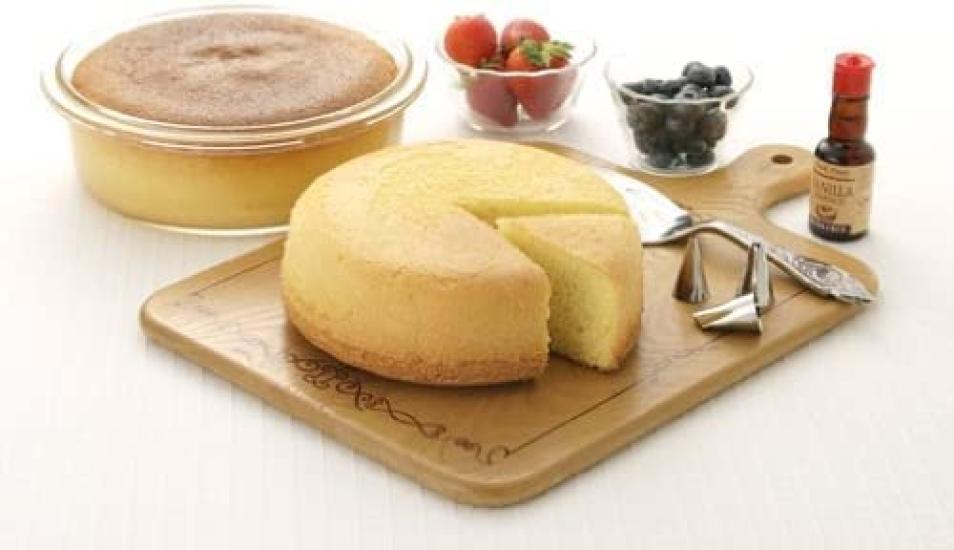 Iwaki BC240 Heat Resistant Glass Cake Mold Sponge Mold Round 18cm Diameter