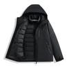 Men's and Women's Custom Outdoor Two-Piece Jacket Set: Three-in-One Shell with 90% Duck Down Lining and Print Logo.