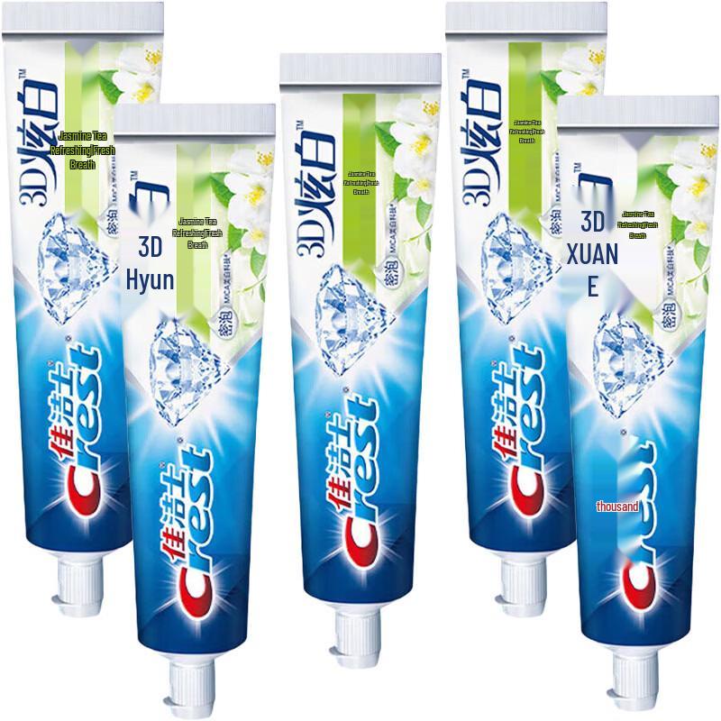 

Crest Jasmine Tea Fresh Toothpaste 5-Pack with Vinda Tissues