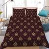 Floral Pattern Duvet Cover Set Home Style Bedding Soft Laundry Cotton Bed 3 Piece Set Student Dormitory Gift