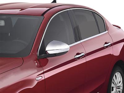 Lower Glass Moldings Chrome (stainless Steel) OmsaLine SW (6 Items) for Fiat Tipo 2016-