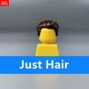 10pcs MOC Bricks Male Boy Hairs 1028 1115 4cm Figure Body Wear Brown Black Compatible with Major Brand Building Blocks Toys